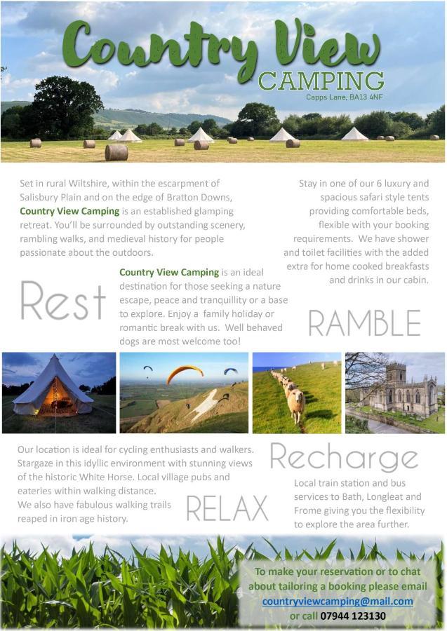 Country View Camping Bratton Bagian luar foto